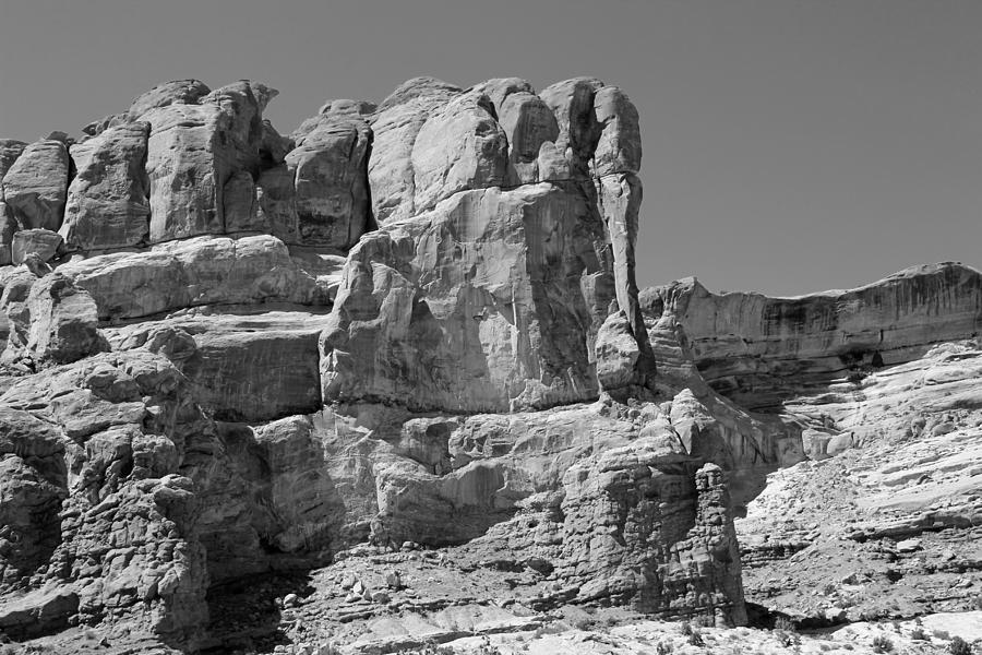 Arches National Park 24 BW Photograph by Mary Bedy