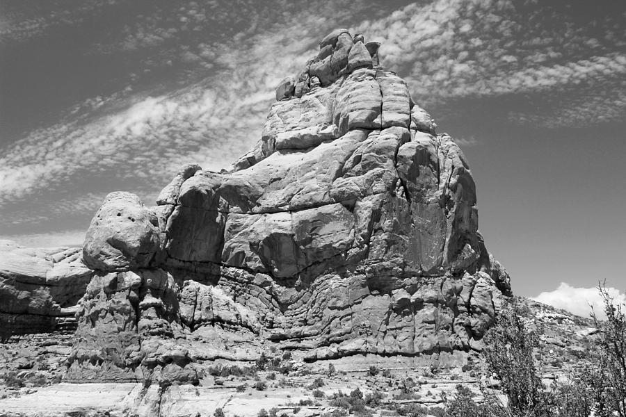 Arches National Park 8 BW Photograph by Mary Bedy