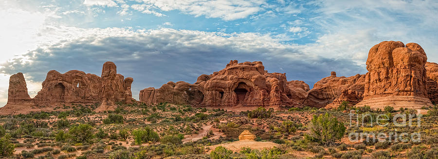 Arches National Park Pano Photograph by Michael Ver Sprill
