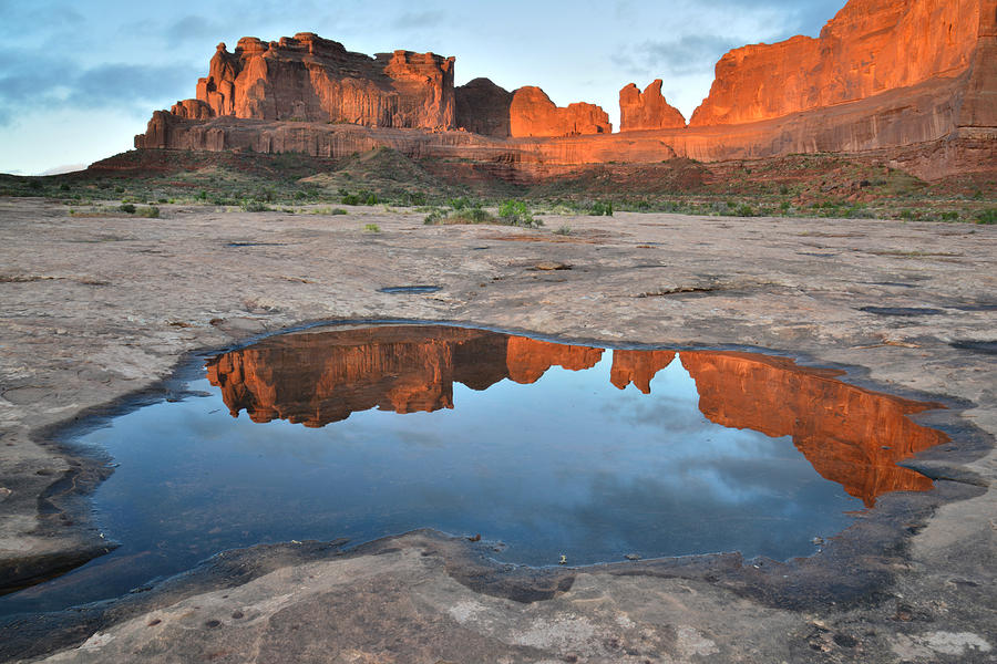 Arches NP Sunrise Photograph by Ray Mathis