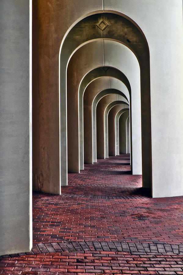 Arches of Ferguson Center Photograph by Jerry Gammon