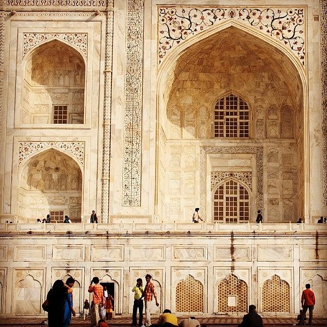 Architecture Photograph - Arches of Taj Mahal by Hitendra SINKAR