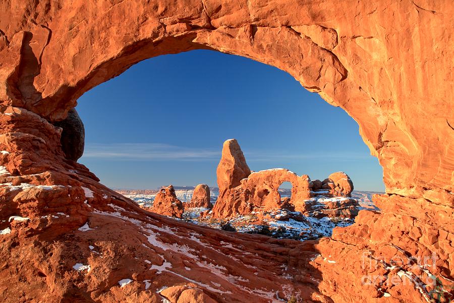 Arches Sandstone Frame Photograph by Adam Jewell