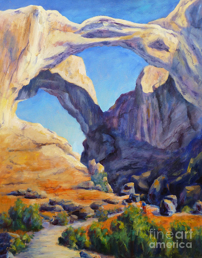 Arches View Painting by Carolyn Jarvis - Fine Art America