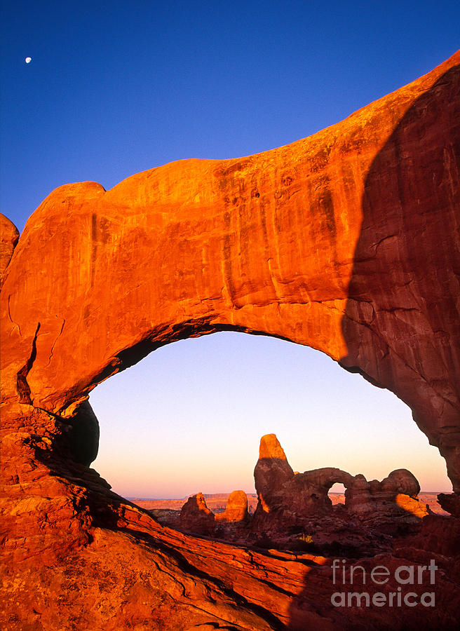 Landscape Photograph - Arches Window by Inge Johnsson