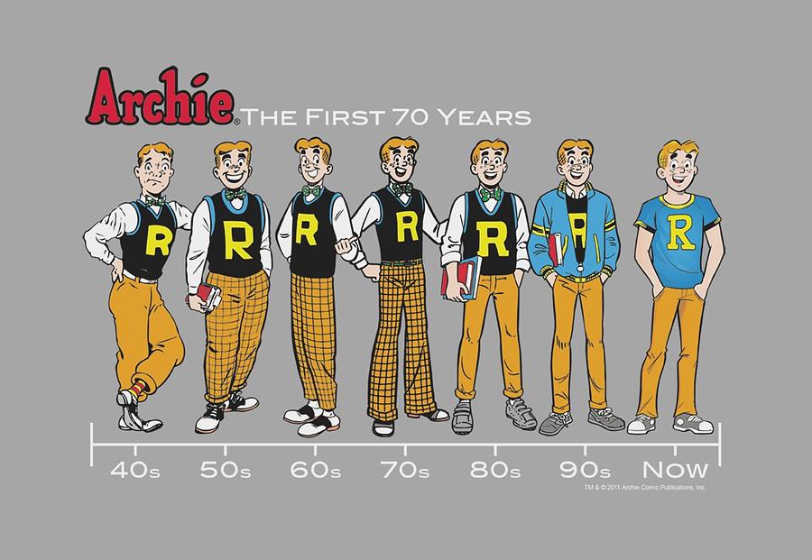 Archie Comics - Archie Timeline Digital Art by Brand A