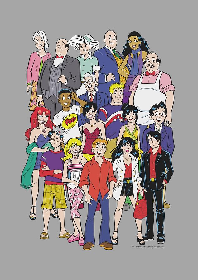 Archie Comics - Cast Digital Art by Brand A