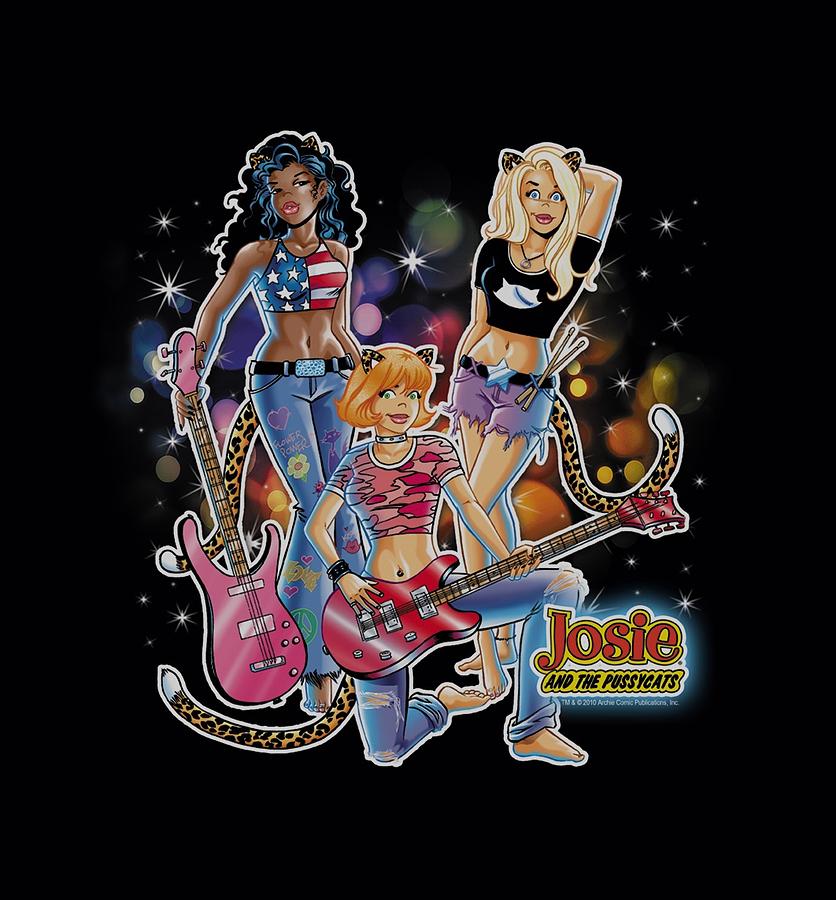 Archie Comics Pussycats Rock Digital Art By Brand A