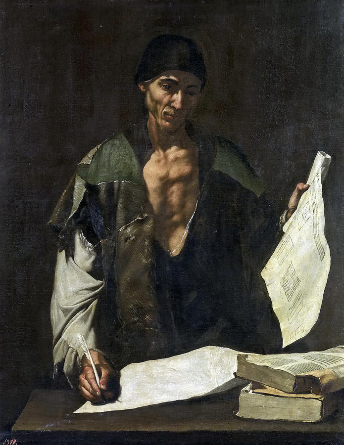 Archimedes Painting by Jusepe de Ribera - Fine Art America