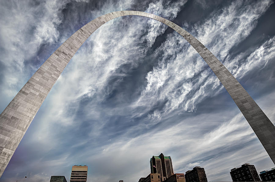 National Parks Photograph - Arching Over St. Louis by Gregory Ballos