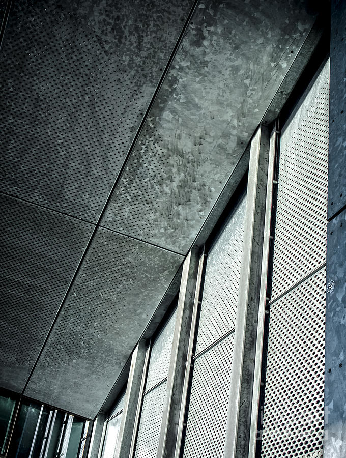 Architectural Abstract with Stainless Steel Photograph by James Aiken