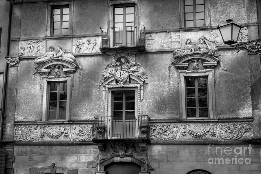 Architectural Art BW Photograph by Timothy Hacker