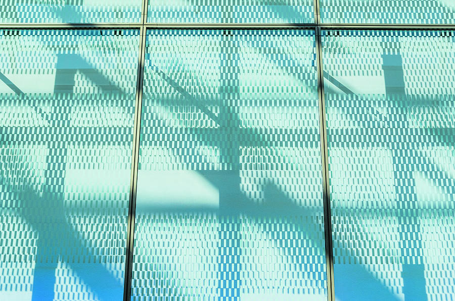 Architectural Detail Of Modern Shopping Photograph by Ingo Jezierski