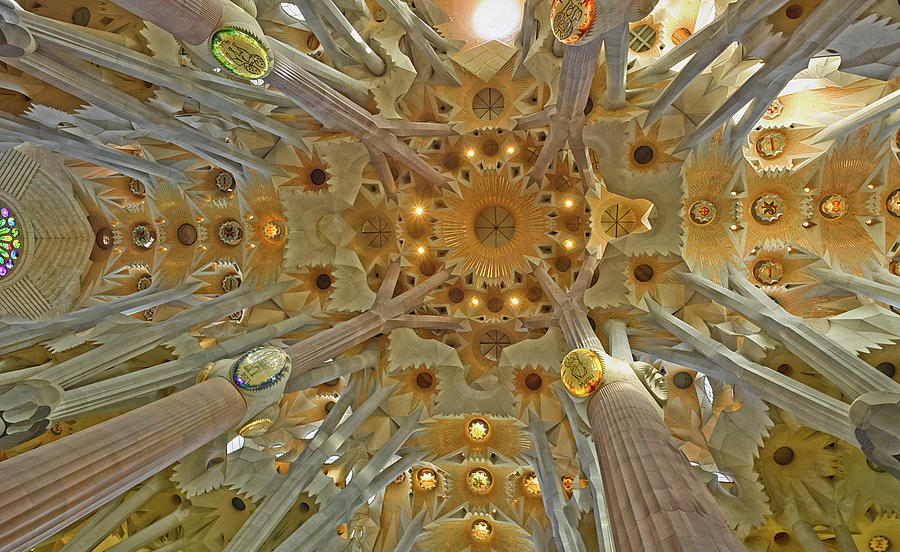 Architectural Detail Of Sagrada Familia Photograph by Panoramic Images