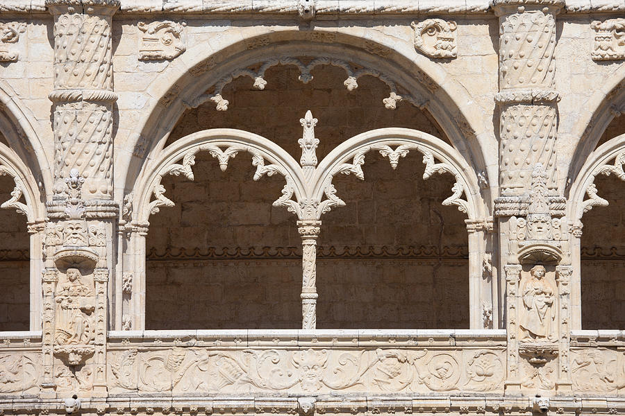 Architectural Details of Jeronimos Monastery in Lisbon Photograph by Artur Bogacki
