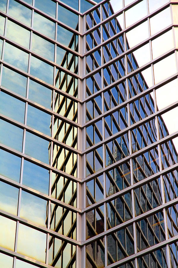 Skyscraper Photograph - Architectural Details by Valentino Visentini