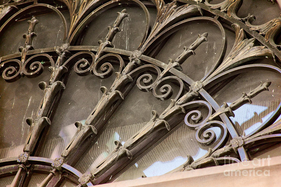 Architectural Iron Detail  Photograph by JBK Photo Art