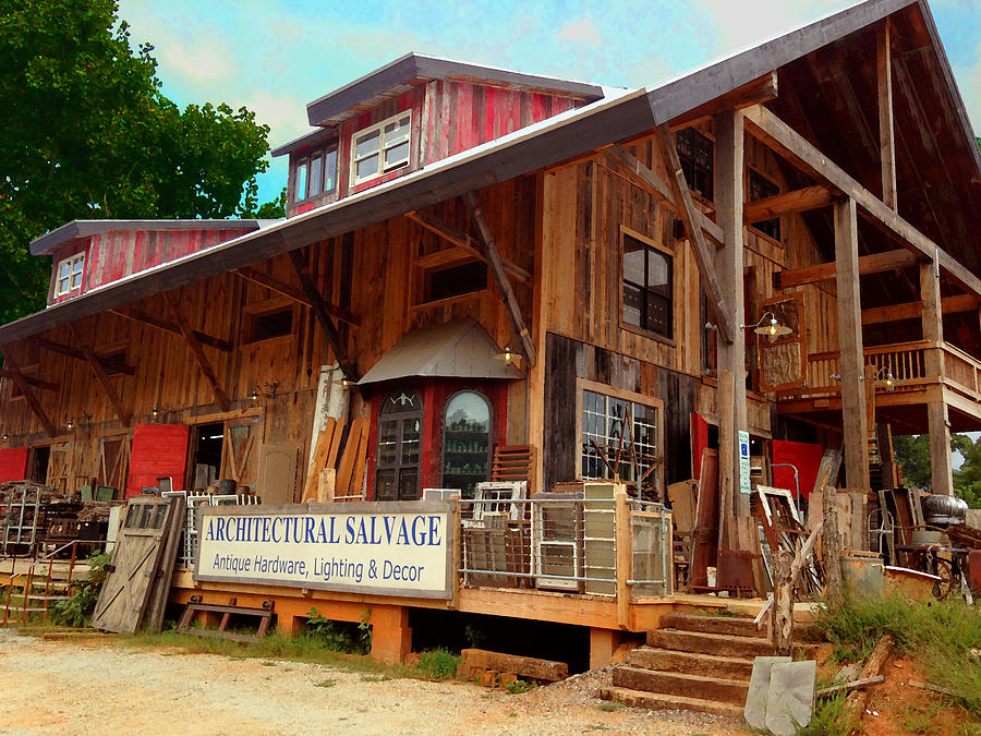 Architectural Salvage  Otto NC Photograph by Robert J Sadler