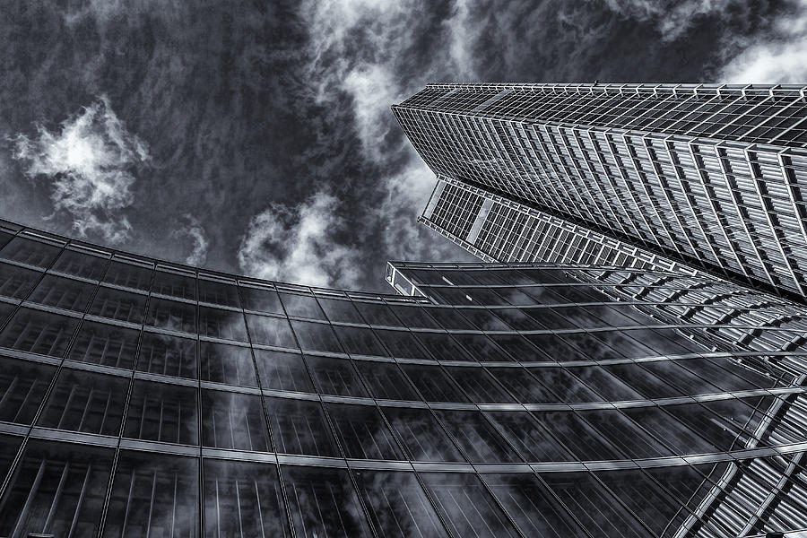 Architectural view with clouds Photograph by Roberto Pagani