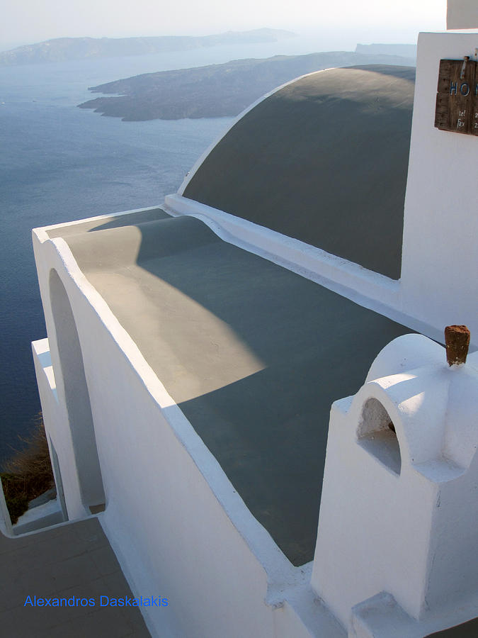 Architecture and Santorini Photograph by Alexandros Daskalakis