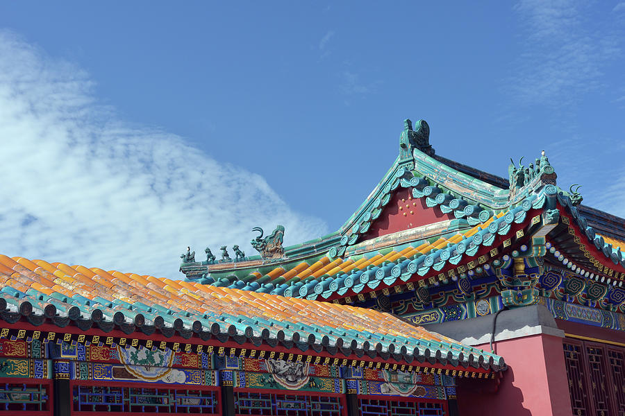 Architecture In Summer Palace Photograph by Aimin  Tang