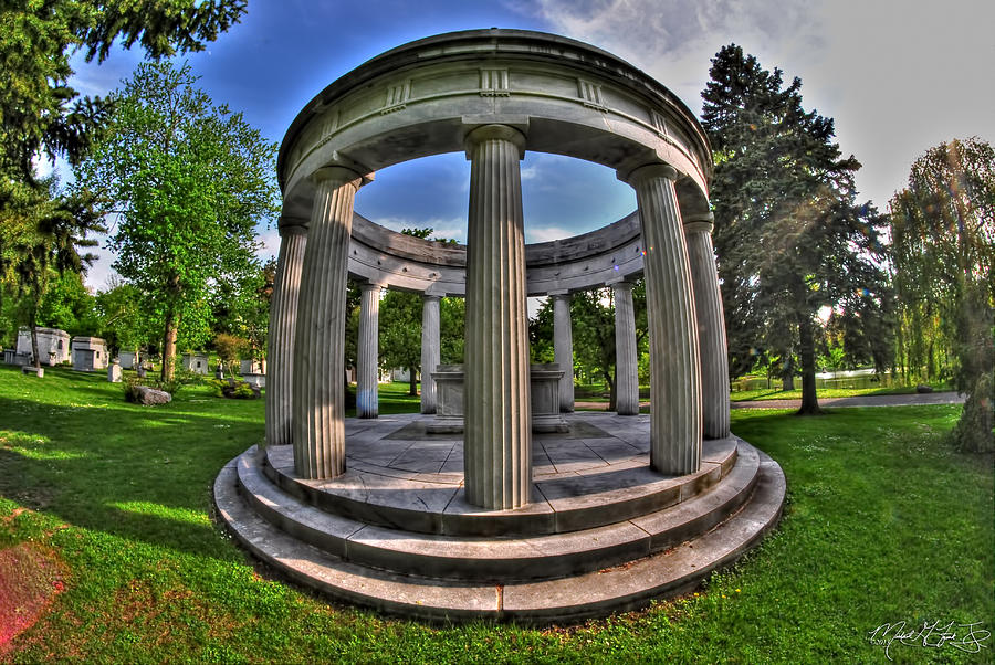 Tree Photograph - Architecture of Forest Lawn  by Michael Frank Jr