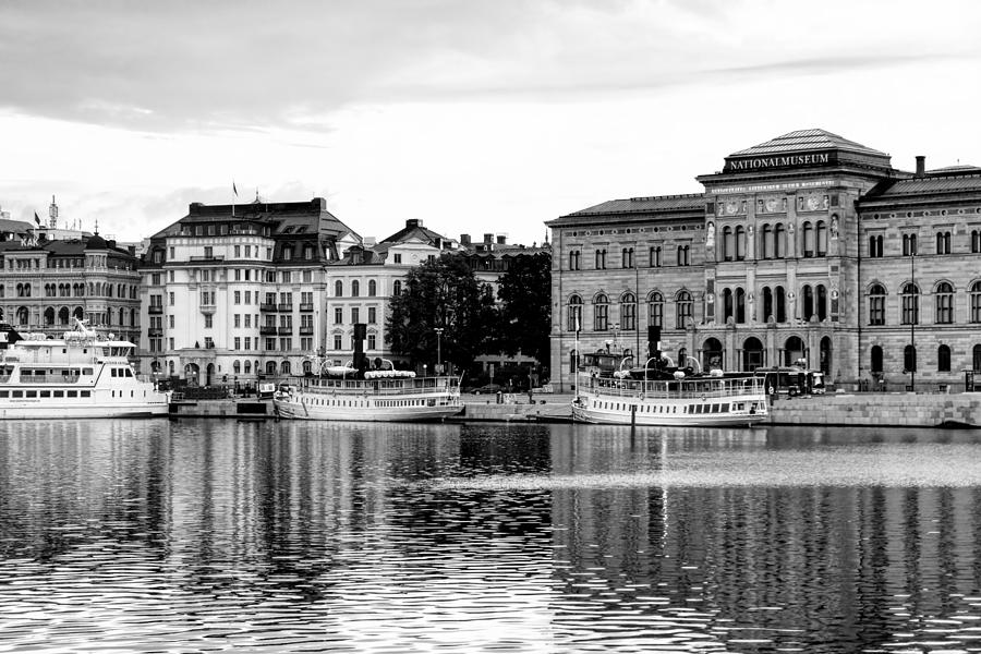 Architecture of Stockholm in Black and White Photograph by Jenny Hudson