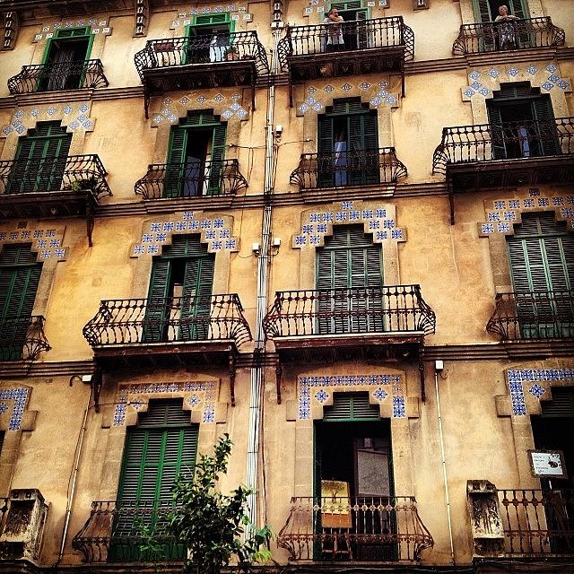 Architecture Photograph - #architecture #palma. #building #piso by Balearic Discovery