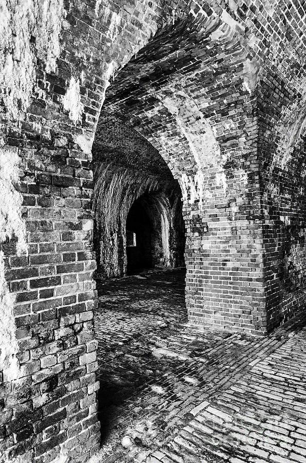 Archway at Fort Morgan Photograph by Danny Hooks