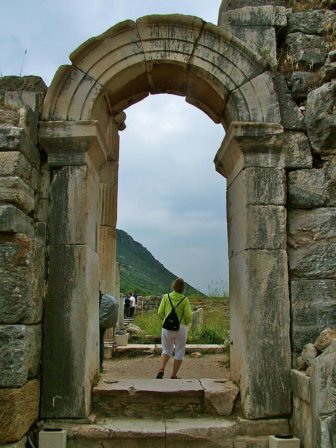 Archway In Ephesus Turkey Photograph By Ruth Hager