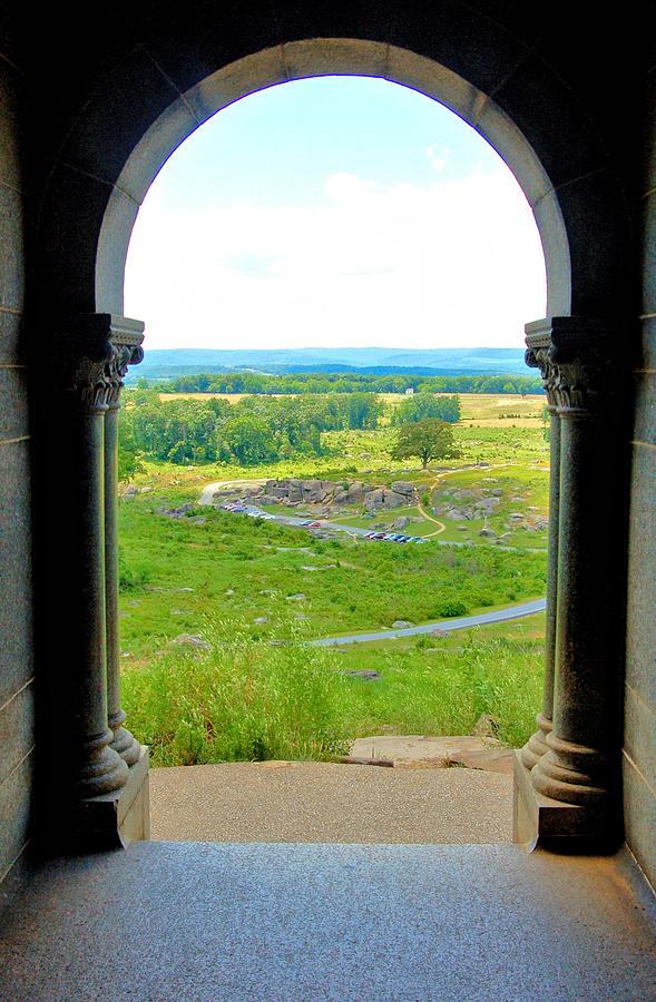 Gettysburg National Park Photograph - Archway by Kathy McCabe