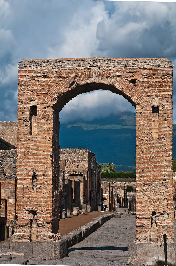 Pompeii Photograph - Archway by Marion Galt