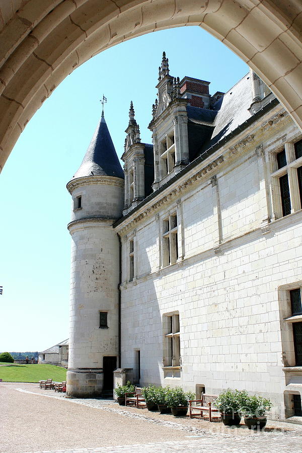 Castle Photograph - Archway View Chateau Amboise by Christiane Schulze Art And Photography