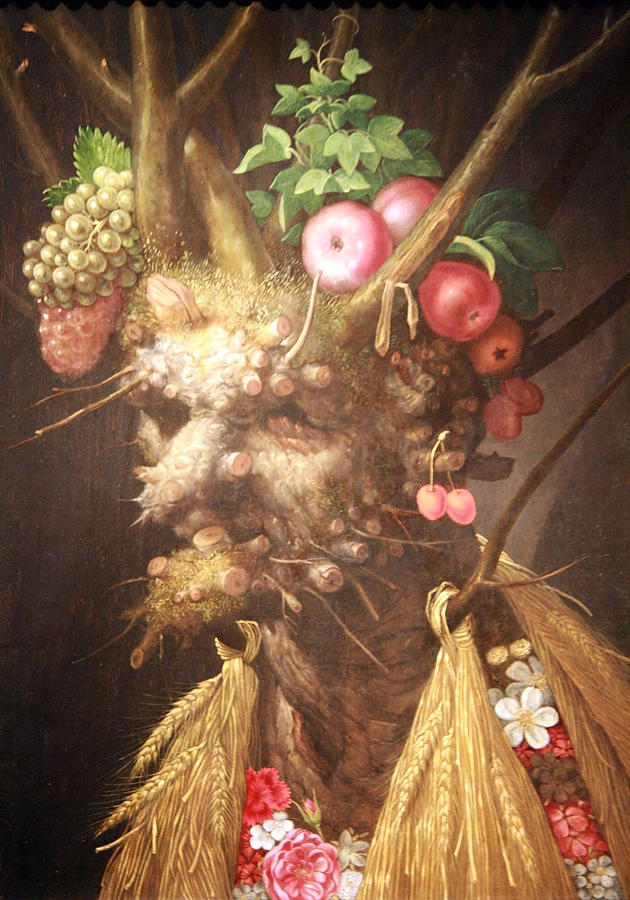 Arcimboldos Four Seasons In One Head Photograph by Cora Wandel