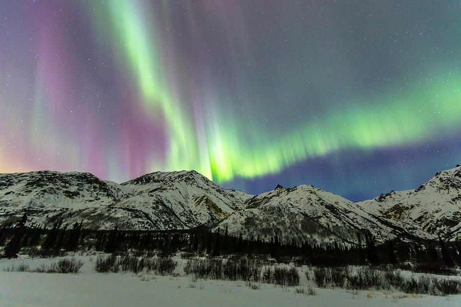 Arcs of the Aurora Borealis Photograph by Sam Amato