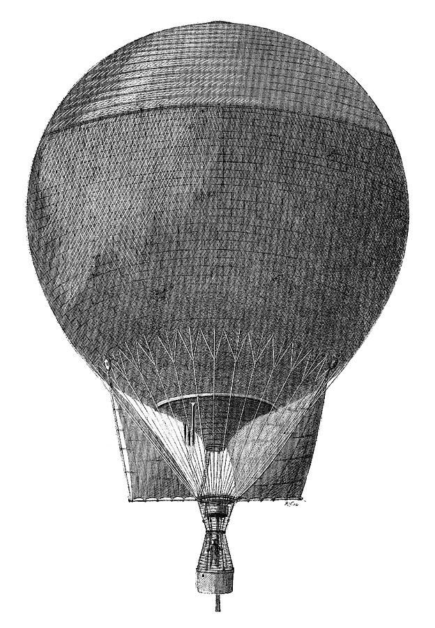 Arctic Expedition eagle Balloon Photograph by Science Photo Library