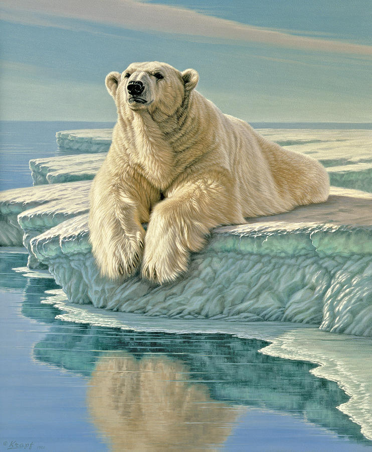 Wildlife Painting - Arctic Heir by Paul Krapf