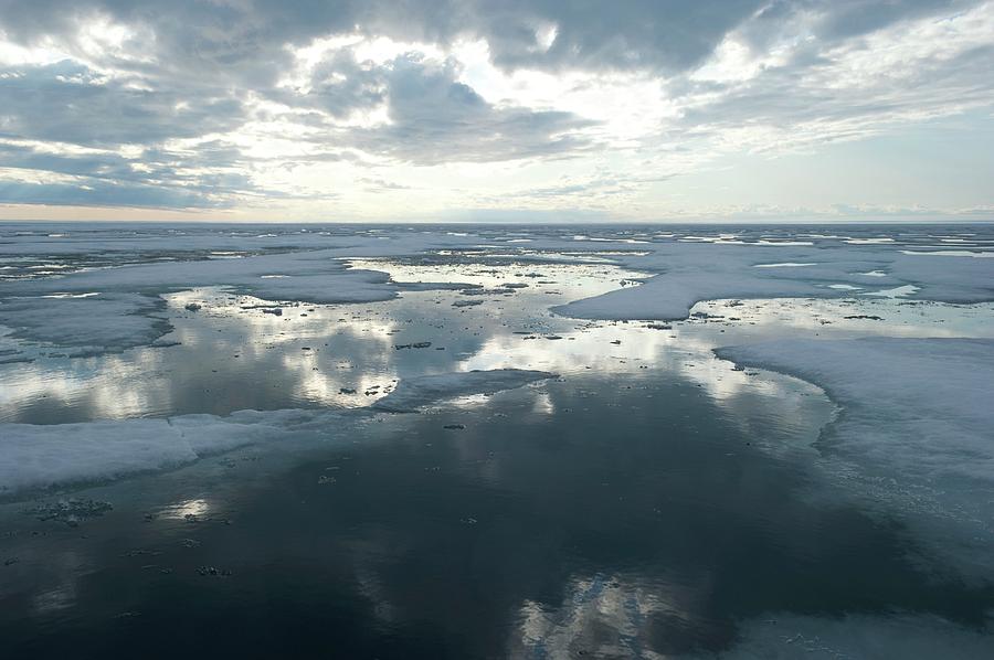 Arctic Landscape At Midnight In Summer Photograph by Louise Murray ...