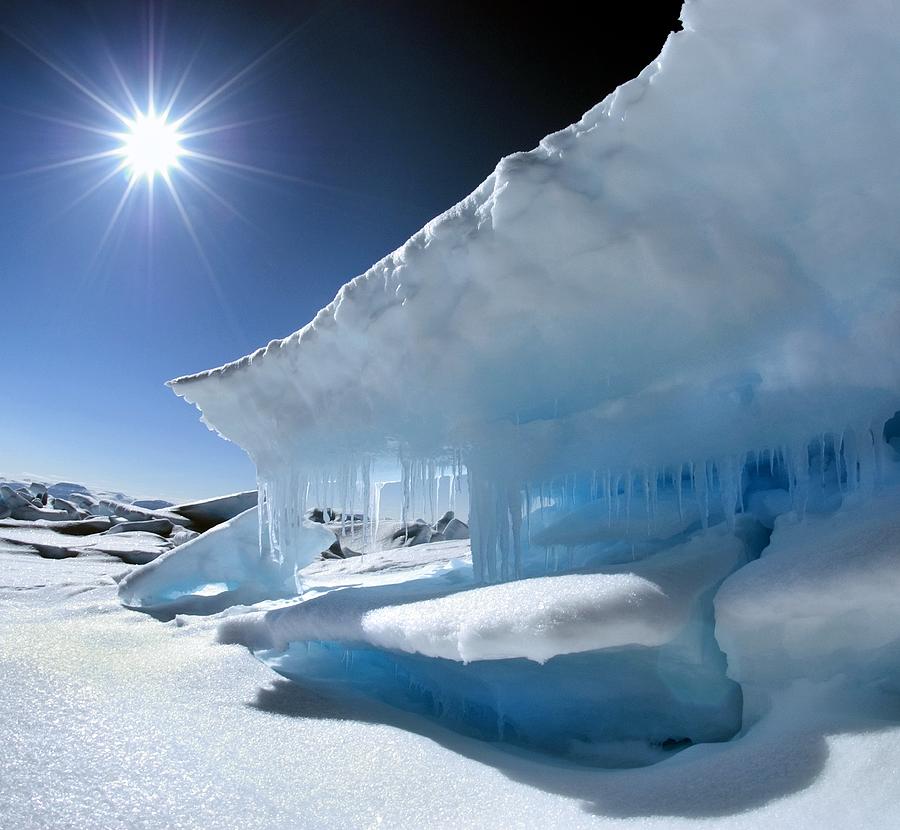 Ice Photograph - Arctic Landscape by Louise Murray
