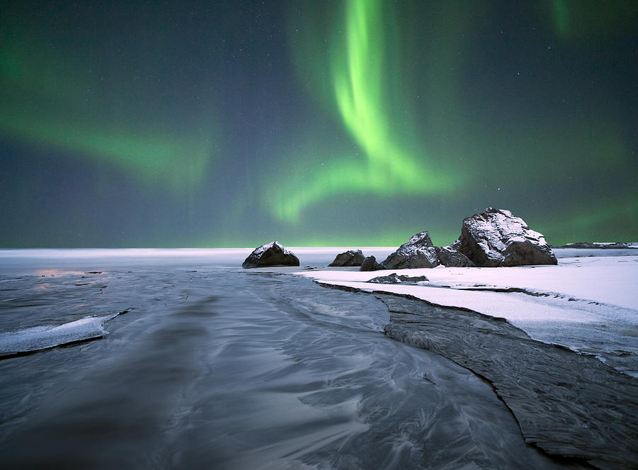 Arctic Ocean Aurora... Photograph by Antonyspencer