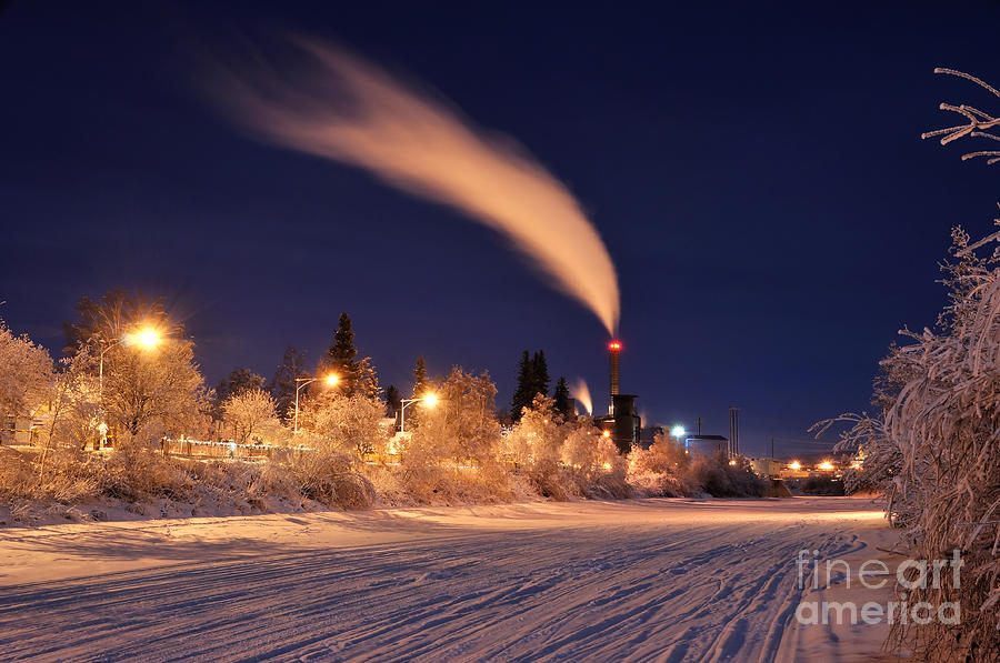 Arctic Power at Night Photograph by Gary Whitton