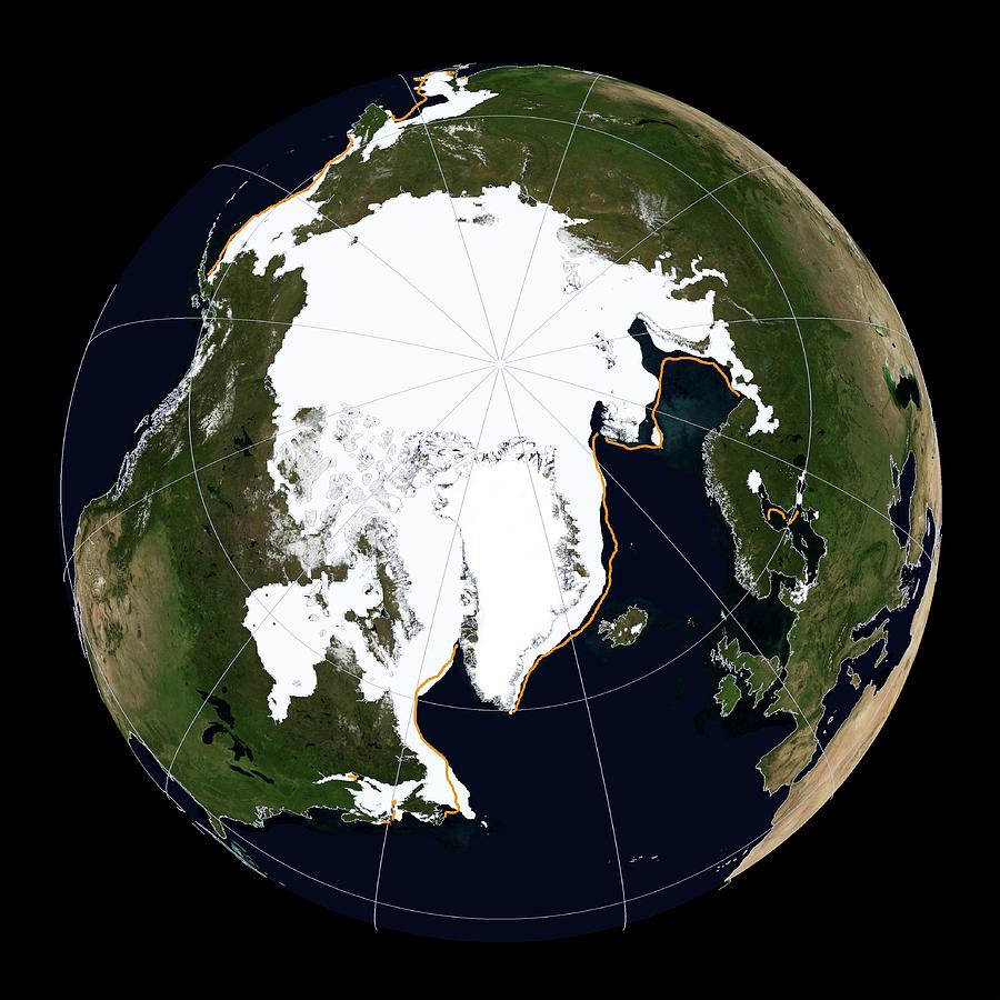 Arctic Sea Ice Maximum by National Snow And Ice Data Center