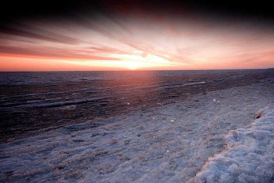 Arctic Sunrise Over The Beaufort Sea Photograph by Chris Madeley