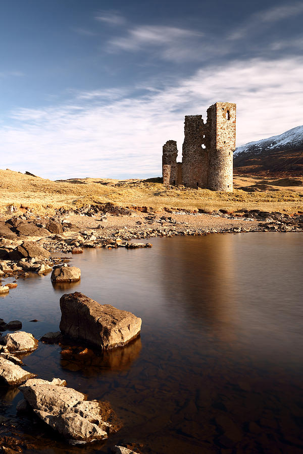Architecture Photograph - Ardvreck Castle by Grant Glendinning