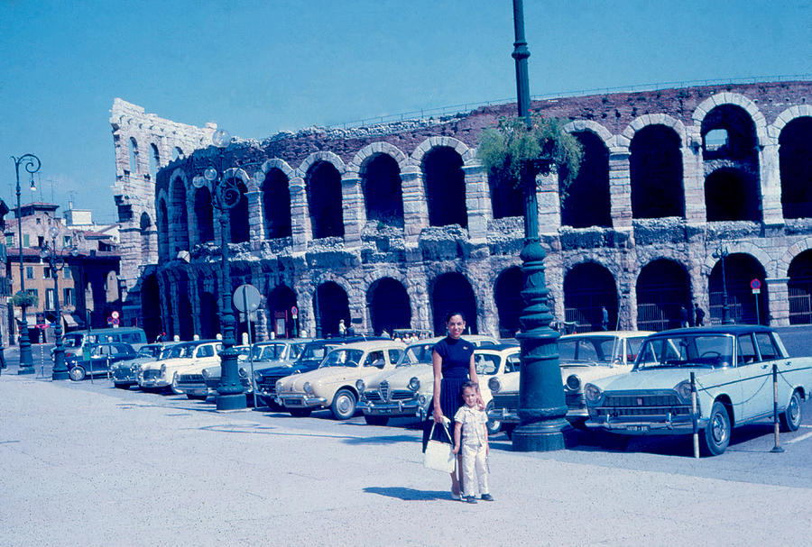 Arena Photograph - Arena Verona Italy 1962 by Cumberland Warden Arena Photograph - Arena Verona Italy 1962 by Cumberland Warden