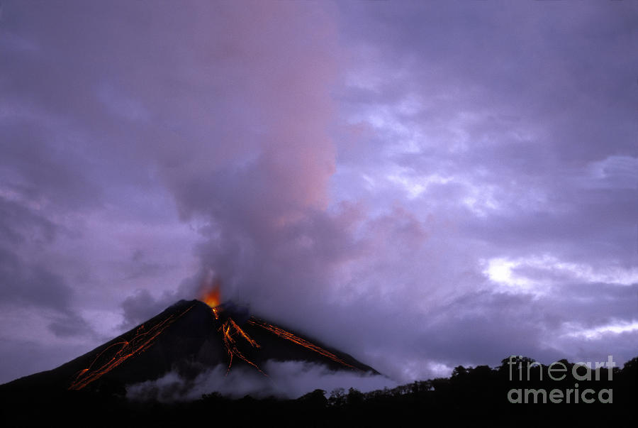 Arenal Volcano Photograph by Ron Sanford