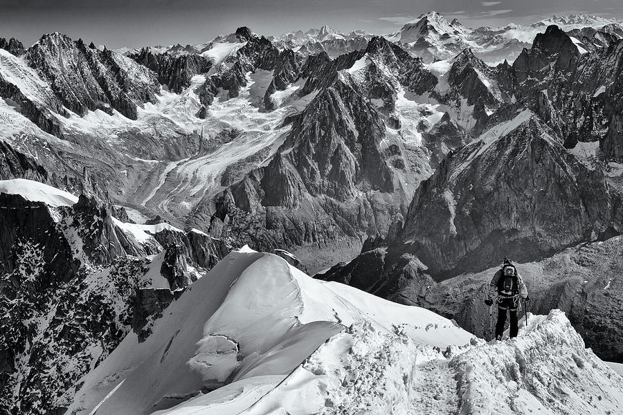Mountain Photograph - Arete by Mihai Ian Nedelcu
