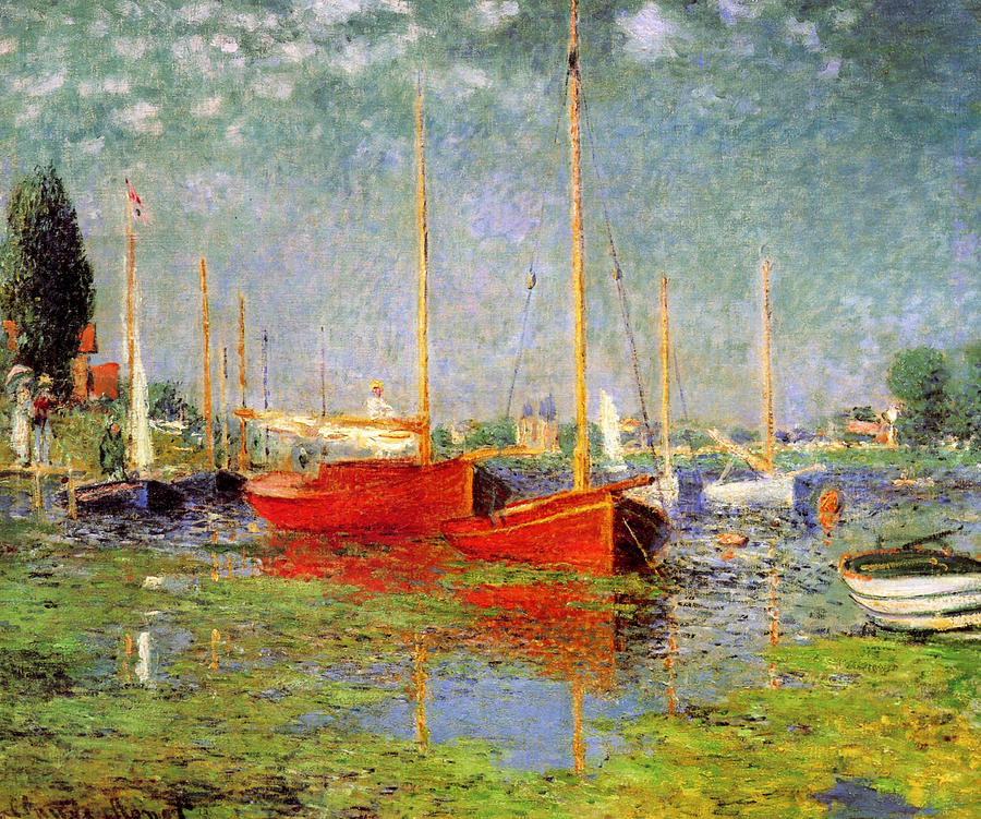 Claude Monet Painting - Argenteuil by Claude Monet
