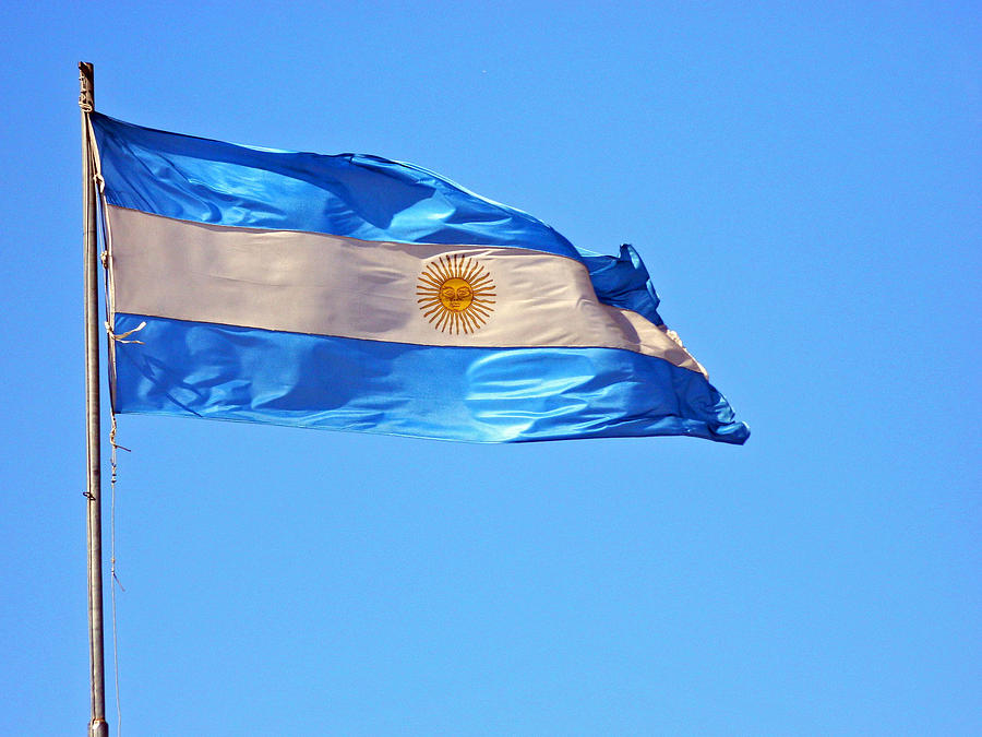 Argentina Flag Photograph by Maria isabel Villamonte | Fine Art America