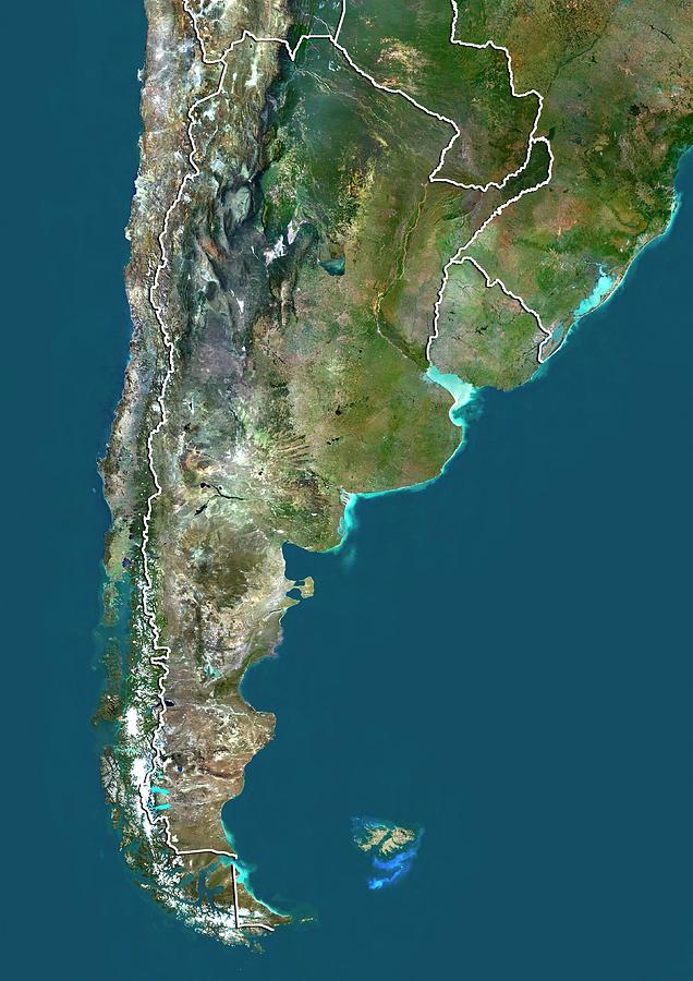 Argentina Photograph by Planetobserver/science Photo Library